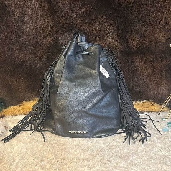 Victoria’s Secret fringe backpack (5025D) NWT - Picture 1 of 8
